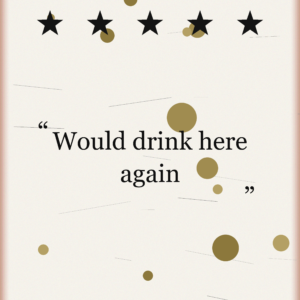 Would Drink Here Again - Vintage Tin Sign