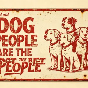 Dog People Are The Best People - Dog Pack Sign