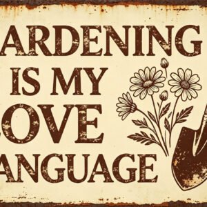 Gardening Is My Love Language - Garden Sign