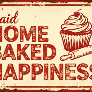 Home Baked Happiness - Cupcake Sign