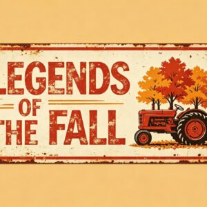 Legends Of The Fall - Tractor Autumn Sign