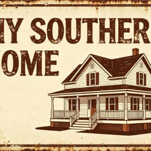 My Southern Home - Colonial House Sign