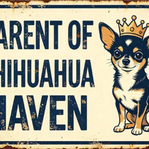 Parent Of Chihuahua Haven - Crown Chihuahua Sign